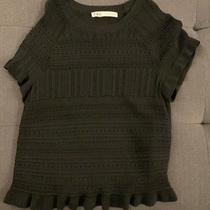 Zara black women’s top; size medium